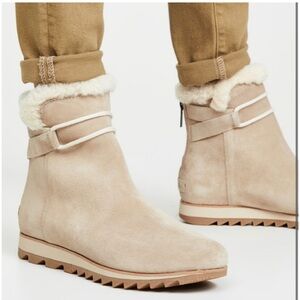 New Sorel  Harlow Suede & Shearling
Boots